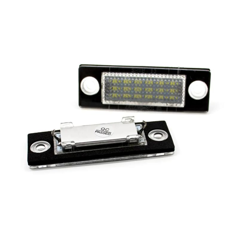 Auto si Moto - Piese auto si accesorii - Caroserie - Faruri, stopuri si proiectoare - Set 2 lampi numar LED pentru VW Touran, Caddy, Golf 5 Plus, Passat B5.5 Break Transporter Touran Jetta, Skoda MK1,Canbus - Infinity.ro