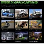 Auto si Moto - Piese auto si accesorii - Caroserie - Faruri, stopuri si proiectoare - Proiector LED Offroad 40W, 4000LM 6000K 4 LED-uri XHP50, Fascicul Larg Flood, 12V-24V IP67, Rezistent la Apa - Infinity.ro