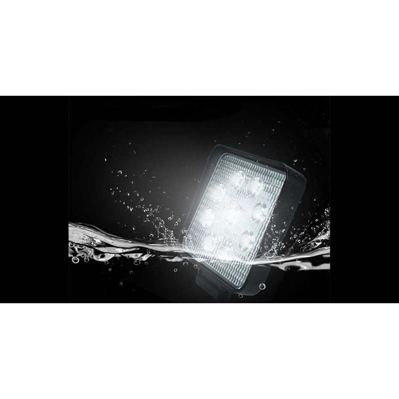 Auto si Moto - Piese auto si accesorii - Caroserie - Faruri, stopuri si proiectoare - Proiector Patrat Cu LED auto offroad 27W - Infinity.ro