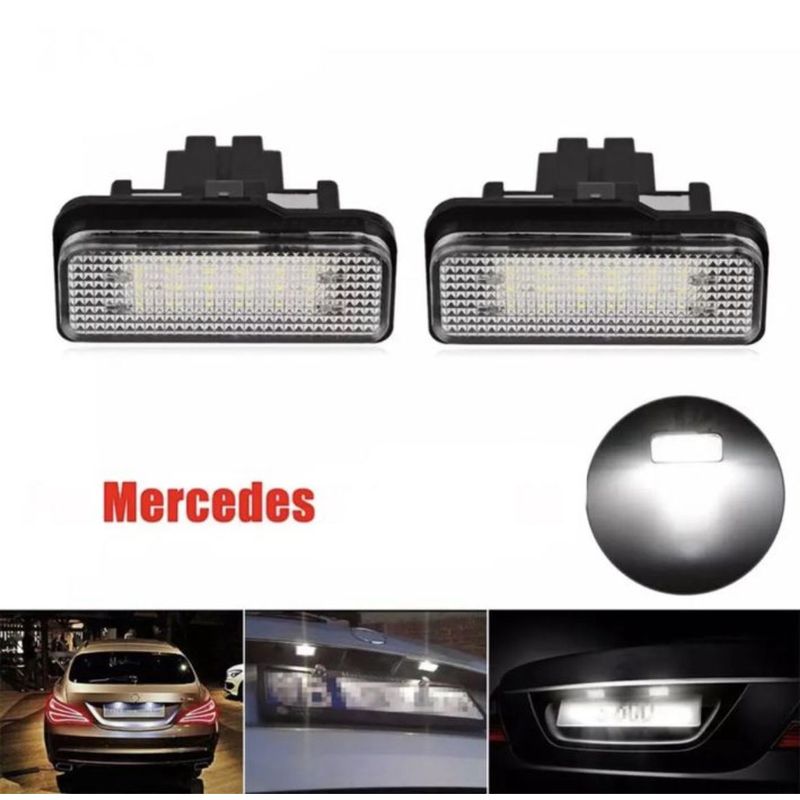 Auto si Moto - Piese auto si accesorii - Caroserie - Faruri, stopuri si proiectoare - Set 2 lampi Numar LED pentru MERCEDES E – Class W211, C – Class W203 5D(Avant/Break), CLS W219, SLK R171 AutoREY® - Infinity.ro