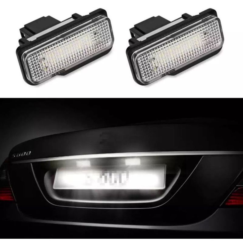 Auto si Moto - Piese auto si accesorii - Caroserie - Faruri, stopuri si proiectoare - Set 2 lampi Numar LED pentru MERCEDES E – Class W211, C – Class W203 5D(Avant/Break), CLS W219, SLK R171 AutoREY® - Infinity.ro