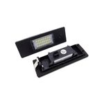 Auto si Moto - Piese auto si accesorii - Caroserie - Faruri, stopuri si proiectoare - Set de 2 lampi numar LED BMW seria 1 E81, E87, F20, F21, Z4 E85, X2 F39, X4 G02, Seria 6 E63, Mini R55, R60 - Infinity.ro