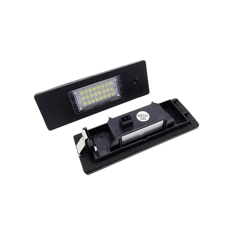 Auto si Moto - Piese auto si accesorii - Caroserie - Faruri, stopuri si proiectoare - Set de 2 lampi numar LED BMW seria 1 E81, E87, F20, F21, Z4 E85, X2 F39, X4 G02, Seria 6 E63, Mini R55, R60 - Infinity.ro