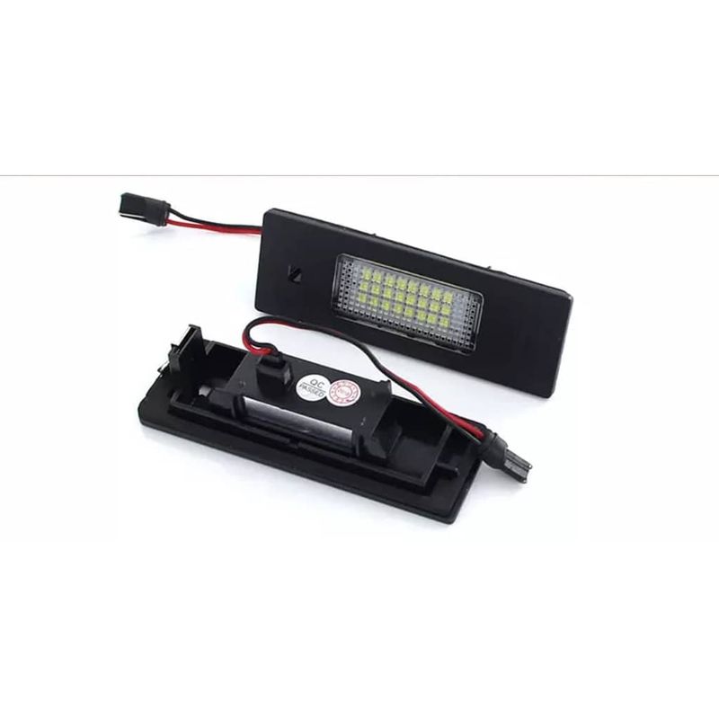 Auto si Moto - Piese auto si accesorii - Caroserie - Faruri, stopuri si proiectoare - Set de 2 lampi numar LED BMW seria 1 E81, E87, F20, F21, Z4 E85, X2 F39, X4 G02, Seria 6 E63, Mini R55, R60 - Infinity.ro
