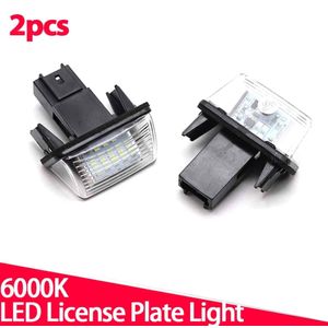 Set 2 bucati Lampi numar LED, pentru Peugeot 206, 207, 307, 308, 406, 407, 5008 Esteate, Partner si Citroen C3, C4, C5,
