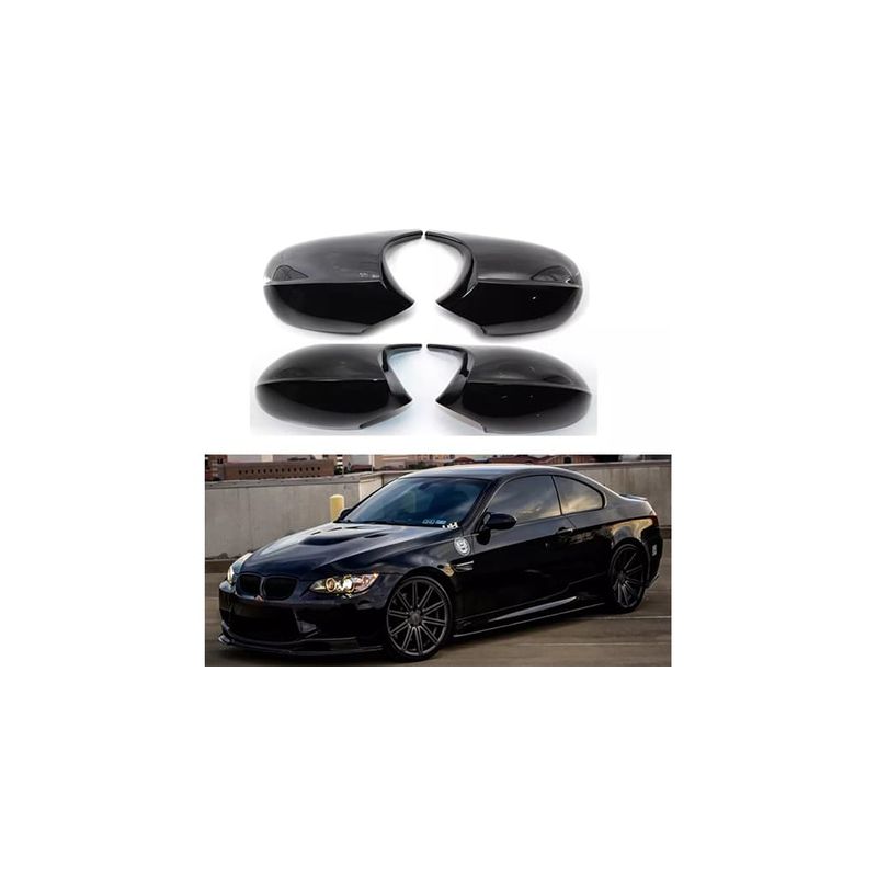 Auto si Moto - Piese auto si accesorii - Caroserie - Oglinzi si accesorii - Set Capace Oglinzi Batman Negre, M Style M3 BMW Seria 3 E90 E91 E92 E93 E87 E88 E81 E82 LCI Facelift, Prinderi Originale - Infinity.ro