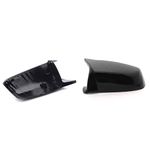 Auto si Moto - Piese auto si accesorii - Caroserie - Oglinzi si accesorii - Capace oglinzi AutoREY® BMW M Style Seria 5,6,7 E60 E61 F10 F11 E63 E64 F06 F12 F13 F01 F02, Negru Lucios, Batman Style - Infinity.ro