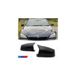 Auto si Moto - Piese auto si accesorii - Caroserie - Oglinzi si accesorii - Capace oglinzi AutoREY® BMW M Style Seria 5,6,7 E60 E61 F10 F11 E63 E64 F06 F12 F13 F01 F02, Negru Lucios, Batman Style - Infinity.ro