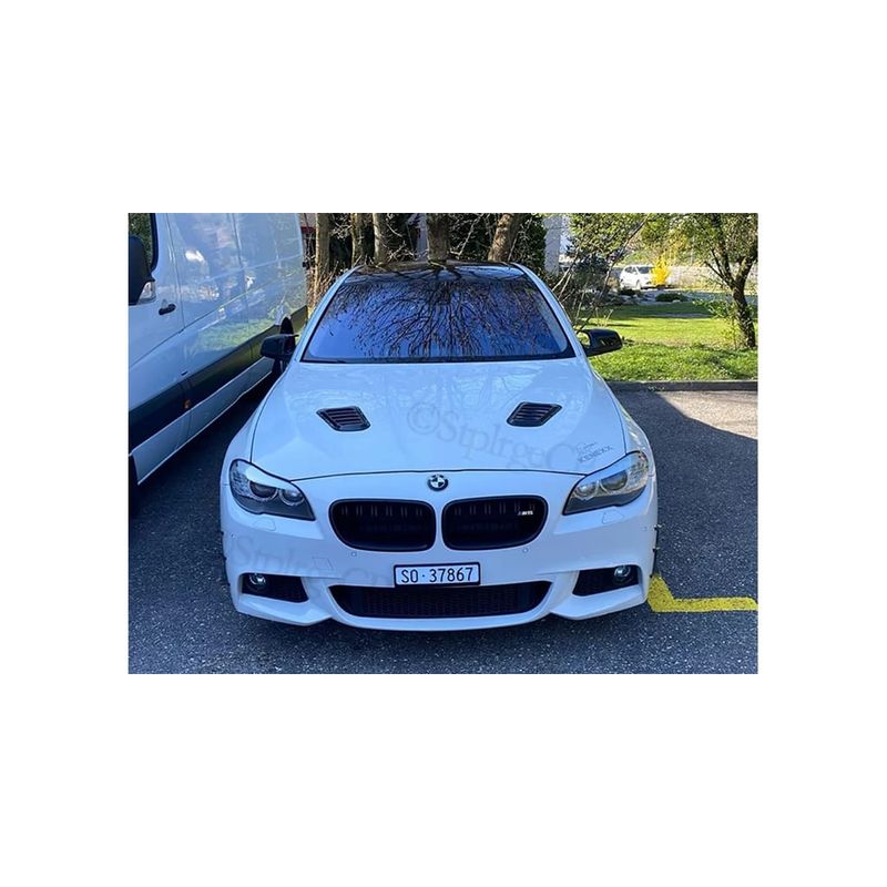 Auto si Moto - Piese auto si accesorii - Caroserie - Oglinzi si accesorii - Capace oglinzi AutoREY® BMW M Style Seria 5,6,7 E60 E61 F10 F11 E63 E64 F06 F12 F13 F01 F02, Negru Lucios, Batman Style - Infinity.ro