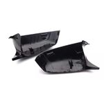 Auto si Moto - Piese auto si accesorii - Caroserie - Oglinzi si accesorii - Capace oglinzi AutoREY® BMW M Style Seria 5,6,7 E60 E61 F10 F11 E63 E64 F06 F12 F13 F01 F02, Negru Lucios, Batman Style - Infinity.ro