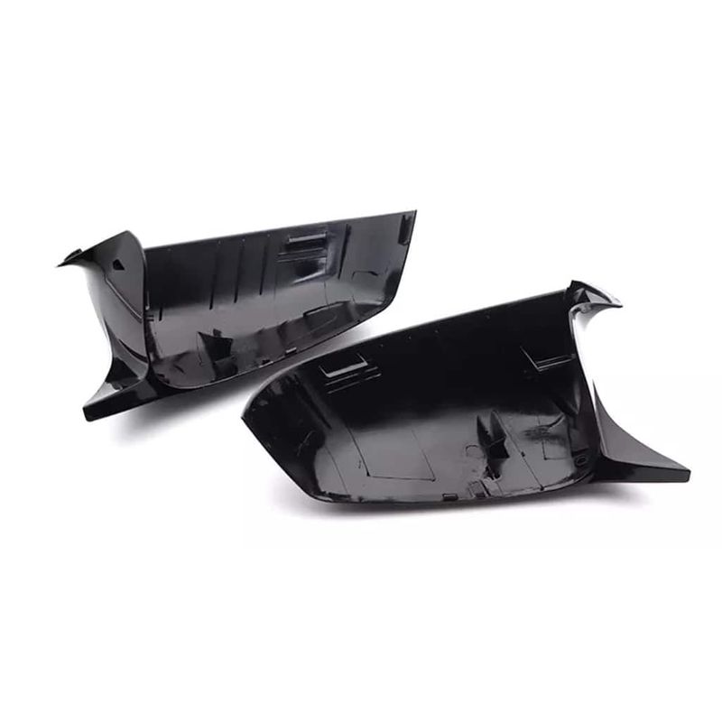 Auto si Moto - Piese auto si accesorii - Caroserie - Oglinzi si accesorii - Capace oglinzi AutoREY® BMW M Style Seria 5,6,7 E60 E61 F10 F11 E63 E64 F06 F12 F13 F01 F02, Negru Lucios, Batman Style - Infinity.ro