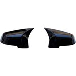 Auto si Moto - Piese auto si accesorii - Caroserie - Oglinzi si accesorii - Capace oglinzi AutoREY® BMW M Style Seria 5,6,7 E60 E61 F10 F11 E63 E64 F06 F12 F13 F01 F02, Negru Lucios, Batman Style - Infinity.ro