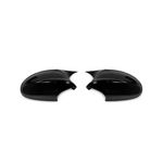 Auto si Moto - Piese auto si accesorii - Caroserie - Oglinzi si accesorii - Capace oglinzi AutoREY ®, compatibile cu BMW seria 3, E90 2005-2007, Negru lucios, Batman Style - Infinity.ro