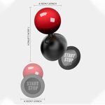Auto si Moto - Piese auto si accesorii - Interior auto - Bord si accesorii - Capac Buton Pornire Masina Rosu, Decoratiune Eleganta, Protectie Buton Start, Instalare Rapida cu Banda Adeziva - Infinity.ro