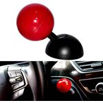 Auto si Moto - Piese auto si accesorii - Interior auto - Bord si accesorii - Capac Buton Pornire Masina Rosu, Decoratiune Eleganta, Protectie Buton Start, Instalare Rapida cu Banda Adeziva - Infinity.ro