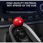 Auto si Moto - Piese auto si accesorii - Interior auto - Bord si accesorii - Capac Buton Pornire Masina Rosu, Decoratiune Eleganta, Protectie Buton Start, Instalare Rapida cu Banda Adeziva - Infinity.ro