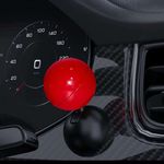 Auto si Moto - Piese auto si accesorii - Interior auto - Bord si accesorii - Capac Buton Pornire Masina Rosu, Decoratiune Eleganta, Protectie Buton Start, Instalare Rapida cu Banda Adeziva - Infinity.ro