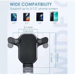 Auto si Moto - Piese auto si accesorii - Interior auto - Accesorii interior - Suport Telefon Auto pentru Grila de Ventilatie Premium, Rotativ 360°, Compatibil cu Telefoane 5.0-7.2 inch - Infinity.ro