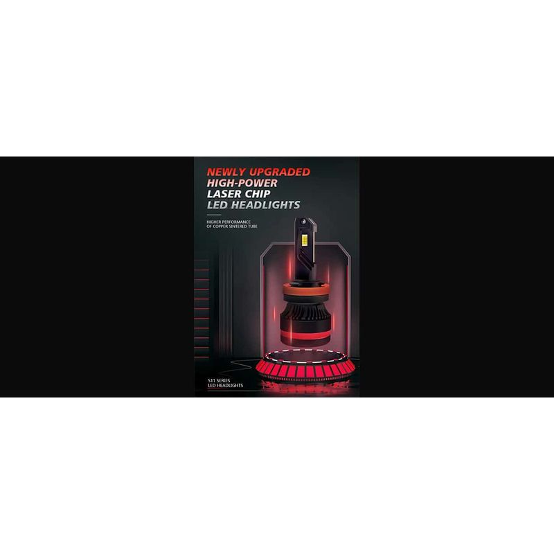 Auto si Moto - Electrice auto - Iluminare si semnalizare - Becuri auto - Set 2 LED-uri Auto H1, 55w/bec , 20000 Lumeni, 6500K, AUTO, 12-24 Volti, CSP, Canbus, fara eroare de bec ars, Miez Cupru - Infinity.ro