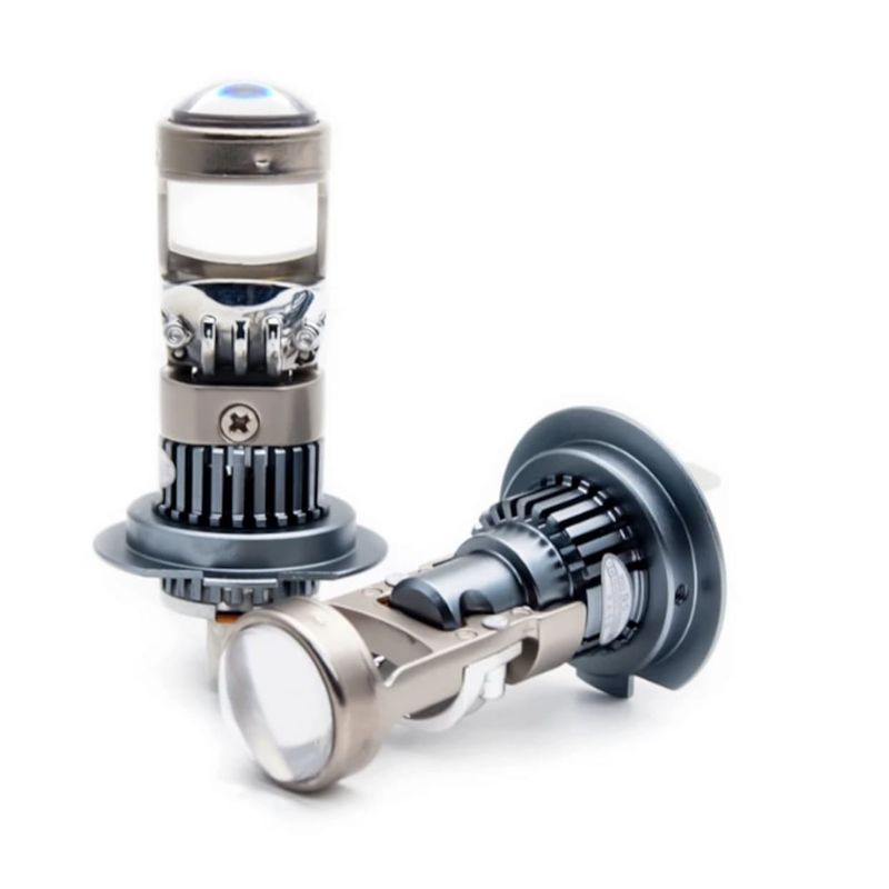 Auto si Moto - Electrice auto - Iluminare si semnalizare - Becuri auto - Set 2 Becuri H7 LED cu Lupa, SUPER CSP, Putere 150W si 27.000 Lumeni, CANBUS Cu cipuri CSP 7035, 6000K Alb Rece - Infinity.ro
