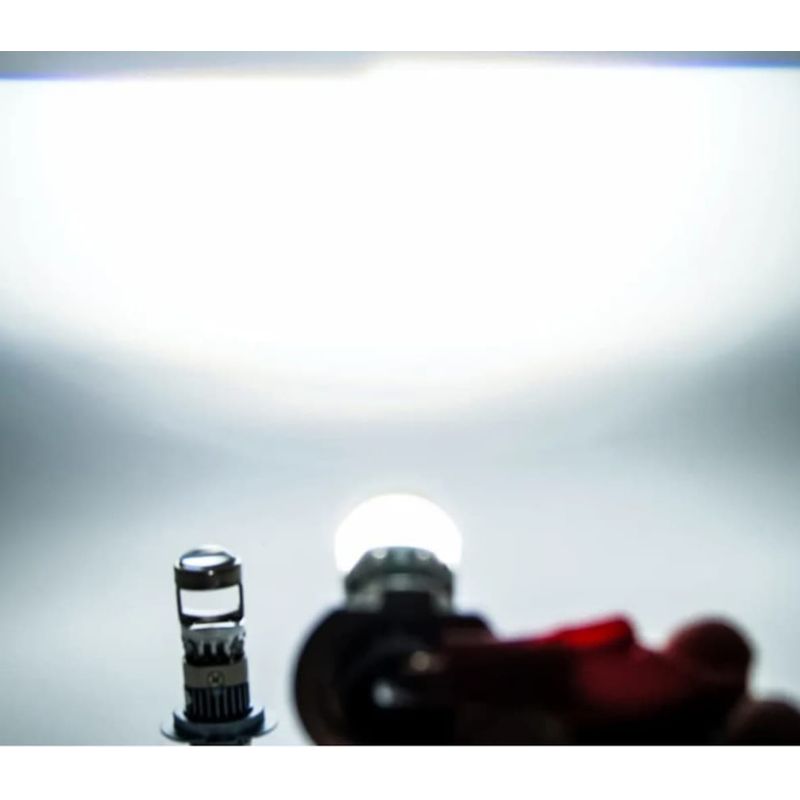 Auto si Moto - Electrice auto - Iluminare si semnalizare - Becuri auto - Set 2 Becuri H7 LED cu Lupa, SUPER CSP, Putere 150W si 27.000 Lumeni, CANBUS Cu cipuri CSP 7035, 6000K Alb Rece - Infinity.ro