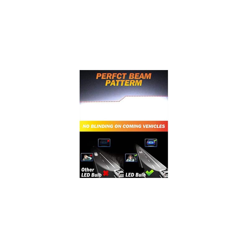 Auto si Moto - Electrice auto - Iluminare si semnalizare - Becuri auto - Set 2 becuri LED H8 / H11, 55W, lumina alb-rece, 16.000 Lumeni, Fara cablu - Infinity.ro