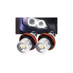 Auto si Moto - Electrice auto - Iluminare si semnalizare - Becuri auto - Set 2 Becuri Led Marker Angel Eyes BMW Seria 1 E87, Seria 5 E39, Seria 5 E60, E61, E63, E64, E65, E66, X5 E53, E83, X3 - Infinity.ro