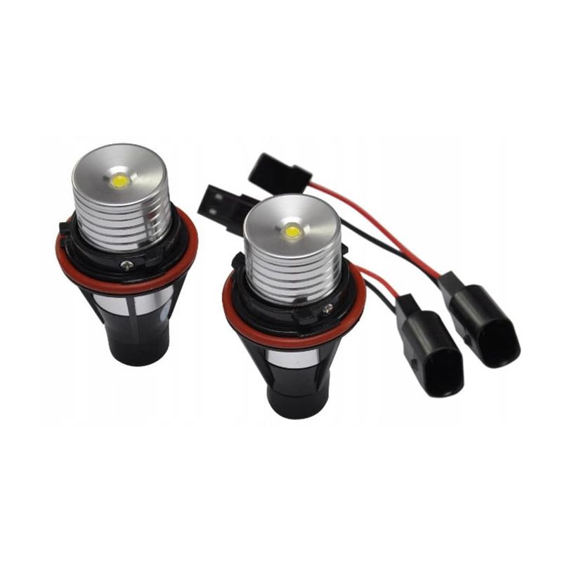 Auto si Moto - Electrice auto - Iluminare si semnalizare - Becuri auto - Set 2 Becuri Led Marker Angel Eyes BMW Seria 1 E87, Seria 5 E39, Seria 5 E60, E61, E63, E64, E65, E66, X5 E53, E83, X3 - Infinity.ro