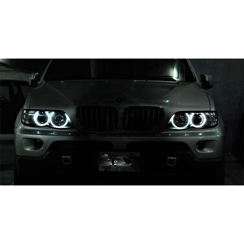 Auto si Moto - Electrice auto - Iluminare si semnalizare - Becuri auto - Set 2 Becuri Led Marker Angel Eyes BMW Seria 1 E87, Seria 5 E39, Seria 5 E60, E61, E63, E64, E65, E66, X5 E53, E83, X3 - Infinity.ro