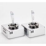 Auto si Moto - Electrice auto - Iluminare si semnalizare - Becuri auto - Set 2 Becuri Auto D5S Xenon 35W, 12V, 6000K – Lumina Alba Puternica si Claritate Superioara - Infinity.ro