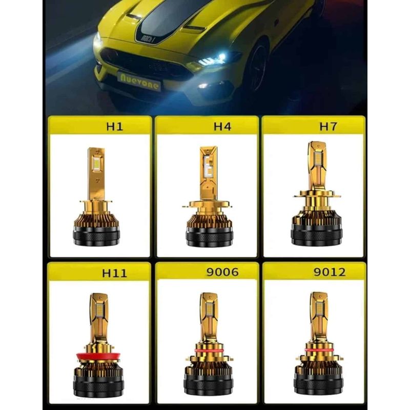 Auto si Moto - Electrice auto - Iluminare si semnalizare - Becuri auto - Set 2 Becuri LED Auto H1 Canbus PRO, SUPER CSP, Putere 270W si 27.000 Lumeni, CANBUS Cu cipuri CSP 4575, 6000K Alb Rece - Infinity.ro