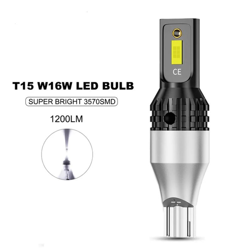 Auto si Moto - Electrice auto - Iluminare si semnalizare - Becuri auto - Bec Auto LED T15 / W16W, Canbus, 1200LM, 6500K, Plug and Play, Fara Polaritate, 12V, Durata de Viata 60.000 Ore AutoREY® - Infinity.ro