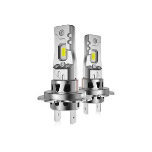 Set 2 Becuri LED Auto Mini H7 300W 30000Lm, Cip LED CSP 8035, CANBUS, 6500K Alb +300% Ventilator Integrat, 12V, CANBUS