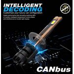 Auto si Moto - Electrice auto - Iluminare si semnalizare - Becuri auto - Set 2 becuri LED H3, 55W, Canbus PRO AutoREY® lumina alb-rece, 25.000 Lumeni, Ventilator inclus - Infinity.ro