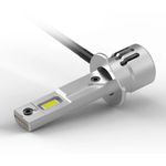 Auto si Moto - Electrice auto - Iluminare si semnalizare - Becuri auto - Set 2 becuri LED H3, 55W, Canbus PRO AutoREY® lumina alb-rece, 25.000 Lumeni, Ventilator inclus - Infinity.ro
