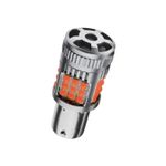 Auto si Moto - Electrice auto - Iluminare si semnalizare - Becuri auto - Bec LED pentru Stop sau Frana P21W / BA15S / 1156, Pini Egali, 30W, 2800LM, Culoare Rosu Ventilator Integrat, Canbus 12V - Infinity.ro