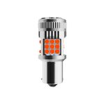 Auto si Moto - Electrice auto - Iluminare si semnalizare - Becuri auto - Bec LED pentru Stop sau Frana P21W / BA15S / 1156, Pini Egali, 30W, 2800LM, Culoare Rosu Ventilator Integrat, Canbus 12V - Infinity.ro