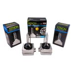 Auto si Moto - Electrice auto - Iluminare si semnalizare - Becuri auto - Set 2 Becuri Auto Xenon D1S, Bi-Xenon, 35W, 6000K, +60% Lumina, Faza Scurta si Lunga, Lumina Alba Rece - Infinity.ro