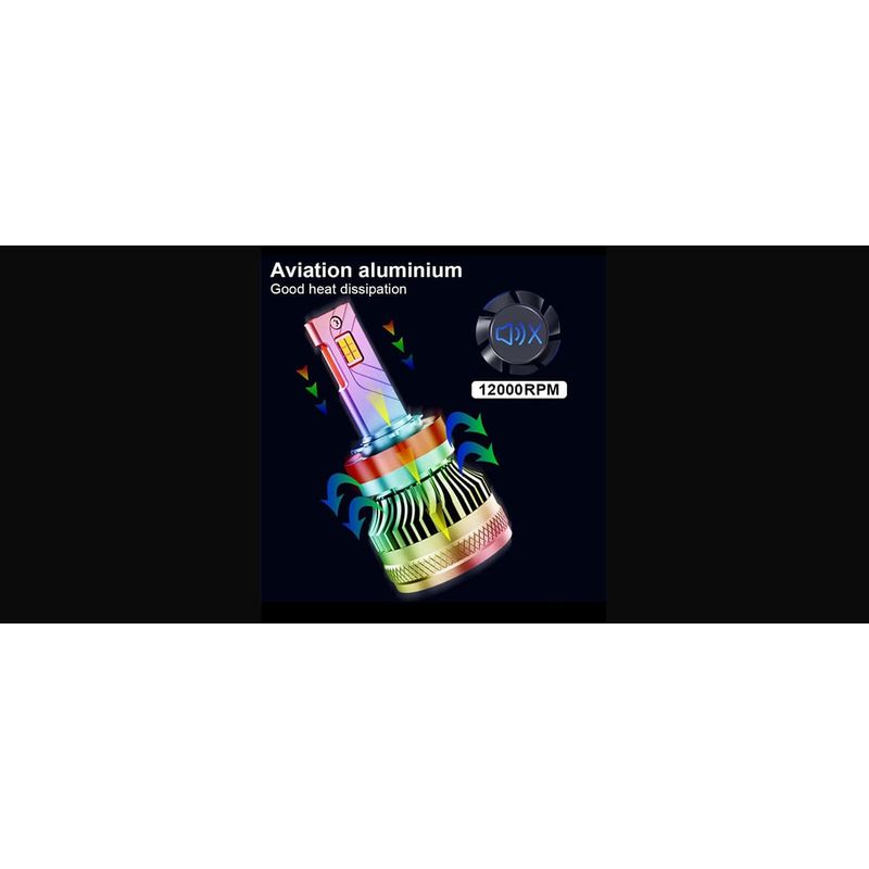 Auto si Moto - Electrice auto - Iluminare si semnalizare - Becuri auto - Becuri LED Auto H1 AutoREY® SUPER CSP, Iluminare 360° Cu cipuri CSP 6000K Alb Rece, 136W 30.000LM Canbus - Infinity.ro