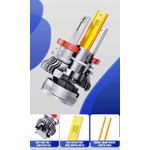 Auto si Moto - Electrice auto - Iluminare si semnalizare - Becuri auto - Set Becuri LED Auto H3 AutoREY® SUPER CSP, Putere 136W si 30.000 Lumeni Cu cipuri CSP 6000K Alb Rece, Canbus - Infinity.ro