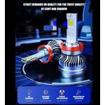 Auto si Moto - Electrice auto - Iluminare si semnalizare - Becuri auto - Set Becuri LED Auto H3 AutoREY® SUPER CSP, Putere 136W si 30.000 Lumeni Cu cipuri CSP 6000K Alb Rece, Canbus - Infinity.ro