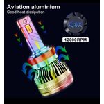 Auto si Moto - Electrice auto - Iluminare si semnalizare - Becuri auto - Set Becuri LED Auto H3 AutoREY® SUPER CSP, Putere 136W si 30.000 Lumeni Cu cipuri CSP 6000K Alb Rece, Canbus - Infinity.ro