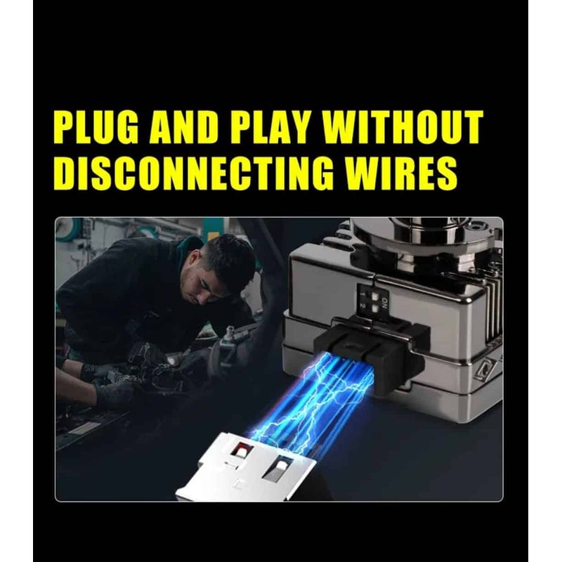 Auto si Moto - Electrice auto - Iluminare si semnalizare - Becuri auto - Set 2 Becuri LED D3S/R AutoREY® PRO 75W/bec 50.000 Lumeni Plug&Play pentru Far Auto, Conversie Xenon HID to LED Canbus - Infinity.ro