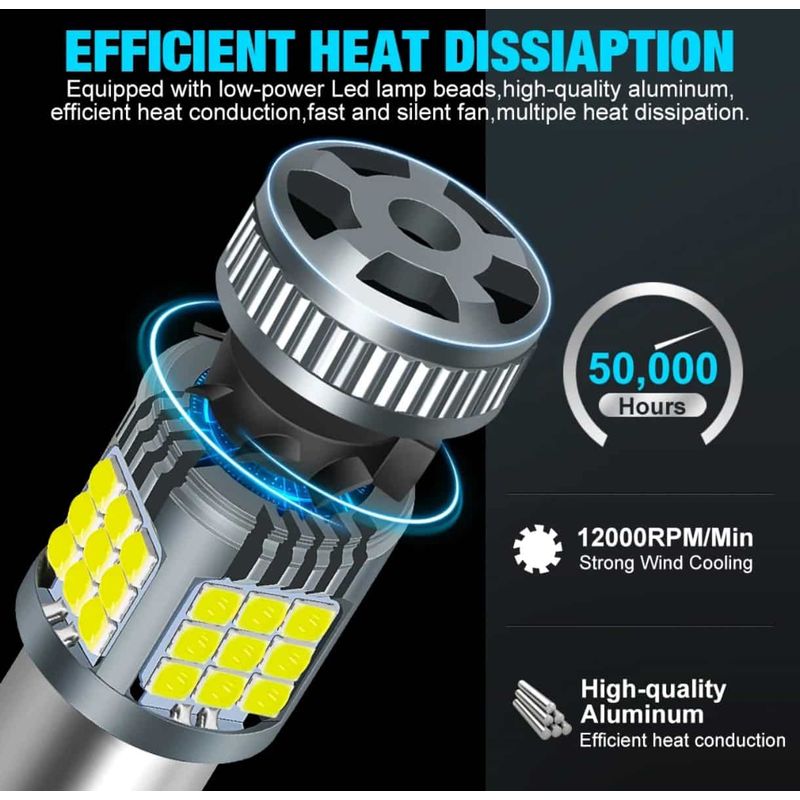 Auto si Moto - Electrice auto - Iluminare si semnalizare - Becuri auto - Bec LED Marsarier PY21W / BAU15S / 1156, DRL Lumini de Zi, 30W, 2800LM, 6000K Alb Rece, Ventilator Integrat, Canbus 12V - Infinity.ro