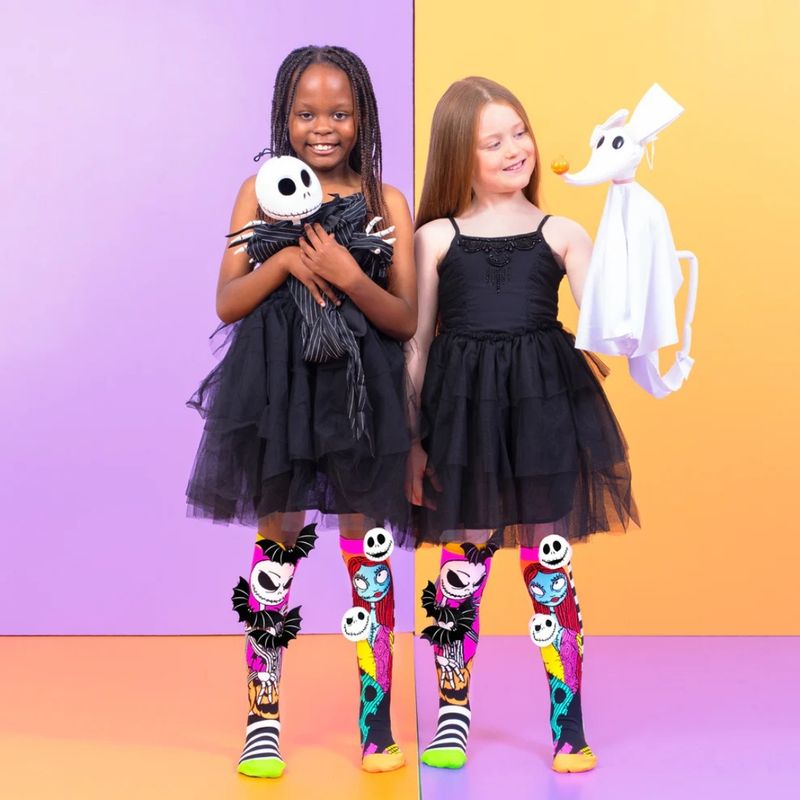 Fashion, accesorii si bijuterii - Copii - Lenjerie si pijamale copii - Sosete si dresuri copii - Sosete lungi colorate Madmia fantasy Nightmare Before Christmas! 5-99 ani - Infinity.ro