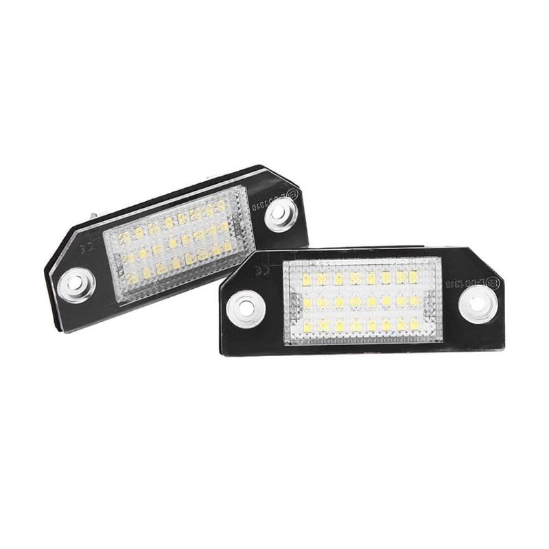 Auto si Moto - Electrice auto - Iluminare si semnalizare - Becuri auto - Set lampi LED numar dedicate Ford C-MAX Focus MK2 2003-2010 - Infinity.ro