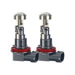 Auto si Moto - Electrice auto - Iluminare si semnalizare - Becuri auto - Set 2 Becuri LED H8 / H11 cu Lupa, SUPER CSP, Putere 150W si 27.000 Lumeni, Cipuri CSP 7035, 6000K Alb Rece - Infinity.ro