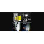 Auto si Moto - Electrice auto - Iluminare si semnalizare - Becuri auto - Set 2 becuri LED HB4 / 9006, 55W, lumina alb-rece, 25.000 Lumeni, Fara cablu si ventilator inclus - Infinity.ro