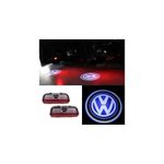 Auto si Moto - Electrice auto - Iluminare si semnalizare - Lumini ambientale - Set Lampi Logo Portiere Holograme VW Passat B6, B7, CC, Golf 5, 6, 7, Touareg , Plug and Play - Infinity.ro