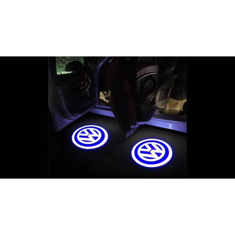 Auto si Moto - Electrice auto - Iluminare si semnalizare - Lumini ambientale - Set Lampi Logo Portiere Holograme VW Passat B6, B7, CC, Golf 5, 6, 7, Touareg , Plug and Play - Infinity.ro
